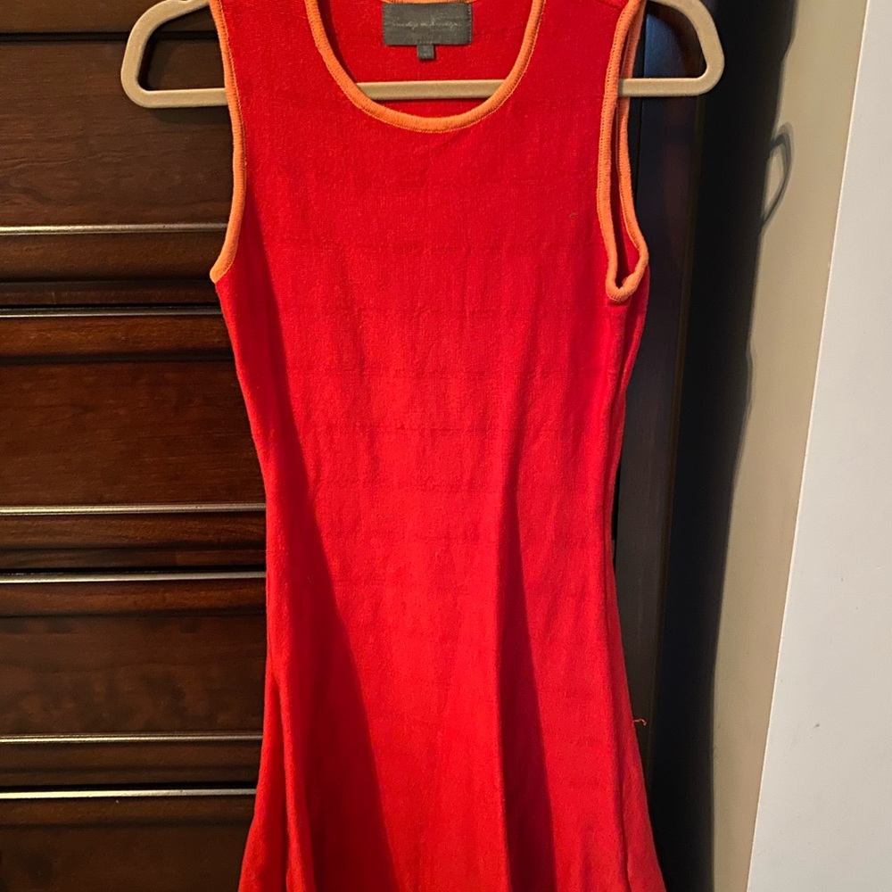 Knitted a-line dress